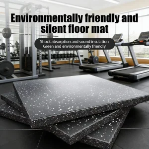 Unisport Shockproof Sports Flooring Interlocking High Density Rubber Flooring Eco Friendly 20mm Gym Mat Rubber Gym Mats
