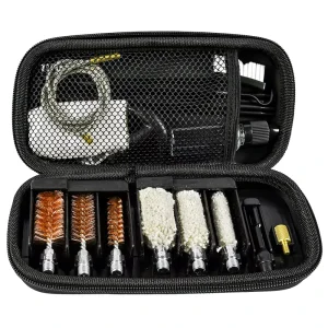 Universal Gun Cleaning Kit Gun Cleaning Brushes Calibers Bronze Bore Jag Adapter Brass Brushes and Cotton Mops 4 Rods 1 PCS