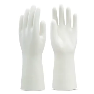 Unlined Nitrile Dip Molded Hypoallergenic Latex-free Anti-slip for Dishwashing Reusable Nitrile Household Gloves