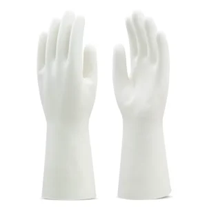 Unlined Nitrile Dipped Hypoallergenic Waterproof Non-slip for Kitchen Dishwashing Nitrile Household Gloves