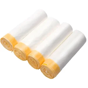 Unscented 13 Gal Tall Kitchen Trash Bags Pre Separated Ultra Strong Leakproof Sturdy Drawstring Garbage Bags