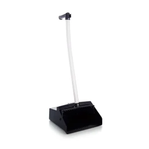 Upgrade Combo Heavy Duty Windproof Broom and Dustpan Set with Fiber Broom Head for Efficient Home Cleaning
