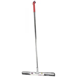 Upgraded Portable Silicone Mop with Stainless Steel Rod and Casting Technique for Seamless Cleaning of Bathroom Kitchen Floors