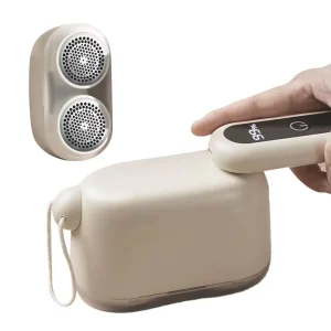 Upgraded Trimmer Lint Remover Electric Lint Fuzz Double End Led Display Clothes Take Out Clothing Fluff Pellet Remover