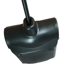Upright Windproof Lobby Dustpan Set with Self-Opening Lid