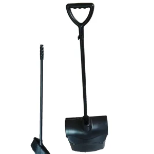 Upright Windproof Lobby Dustpan Sets with Self Opening Lid Broom Dustpan Set