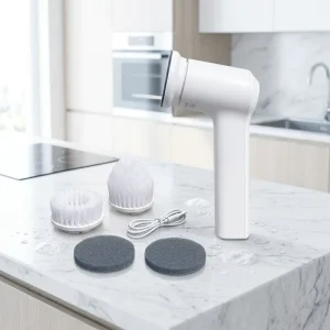 Usb Charging Kitchen Cleaning Tool Bathroom Bathtub Clean Brush Spin Scrubber Electric Cleaning Brush