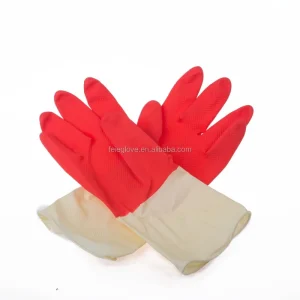 Using Household Latex Gloves manufacturer to clean the desk when came back the school