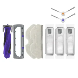 Vacuum Accessories Fit NARWAL Freo X Plus Robot Vacuum Electric Plastic Replacement Parts Mop Pad Dust Bags Hepa Filters Side