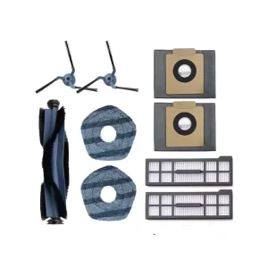Vacuum Cleaner Replacement Parts for Eufy X10 Pro Omni HEPA Filter Main Roller Side Brush Mop Cloth Dust Bag Accessories