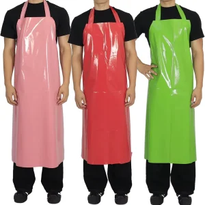 Various Colors TPU Waterproof Apron Stain Resistant Low Temperature Resistant One Size Unisex for Fishing Dishwashing Working