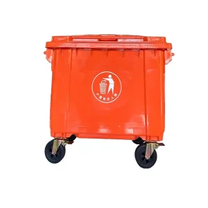 Various Sizes and Color of Plastic Trash Can Garbage Can Dust Bin Waste Bin Refuse Bin with and Without Wheels