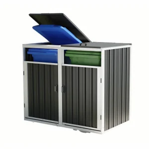 Versatile Outdoor Trash Bins Sturdy and Spacious Waste Containers for Yard Garden and Public Use