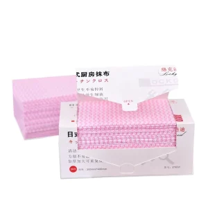 Viscose Polyester Non Woven Dish Cloth Wet and Dry Use Kitchen Cleaning Wipes