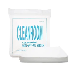 WIPER609 Square Dust Free Spunlace Nonwoven Lint Free Soft Disposable Cleaning Wipe for Clean Room Use Electronic Semiconductor