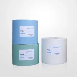 WIPESTAR Heavy Duty Cleaning Wipes Oil Absorbent Cloth Multipurpose Wiping Rags Cellulose Polyester Industrial Wiper Jumbo Roll