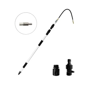 WP TG3001 3M Aluminum Gutter Cleaning Tool Adjustable Water Flow Modes On Off Switch Reusable Black Yellow 132 300cm