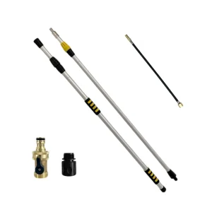 WP TG4803 466CM Reusable Gutter Cleaning Tools Long Reach Telescopic Aluminum Pole Safe Cleaning