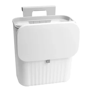 Wall Hanging Plastic Trash Bin 8L Open Top Recycle Bin Portable Kitchen Waste Bins for Dustbins Supplied by China