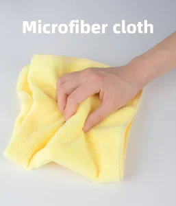 Warp Knitted Luxury Microfiber Square Cloth 300gsm Reusable Lightweight Soft Absorbent Lint Free Edgeless Quick Dry Kitchen