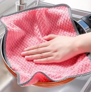 Washable Kitchen Professional Cleaning Cloths Microfiber Cleaning Towel Strong Dish Washing Cloth