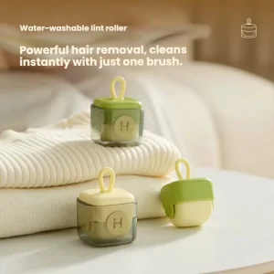 Washable Lint Remover Square Portable Lint Roller Powerful Dust Hair Removal Tool for Clothes