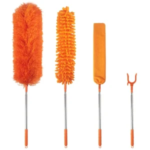 Washable Microfiber Extendable duster Cleaning Set with Telescopic Handle duster Cleaning Kit