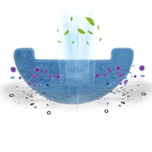 Washable Mop Pads Replacement Suitable for Bagotte BG700 BG800 Robot Vacuum Cleaner Filter Parts