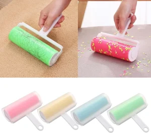 Washable Reusable Sticky Lint Roller Pet Hair Remover Roll for Furniture and Clothes