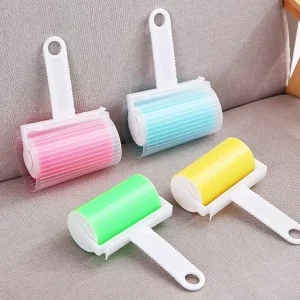 Washable Tape Sticky Roller Lint Hair Remover Brush for Clothing and Household Trash Bags