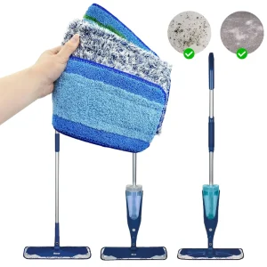Washable Wet Mopping Pads Aluminum Pole for Robot Mop Reusable Dust Cleaning Cloth Pad Accessories for Robot Vacuum Mop Series