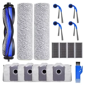 Washable and Reusable Main Brush Filter Mop Fit for ECOVACS T80 PRO OMNI T80 OMNI YEEDI M14 PLUS Robotic Vacuum Cleaner Parts