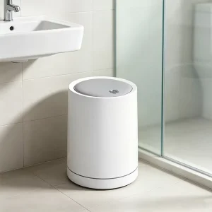 Waste Bin with Inner Bucket Plastic Garbage Can for Bedroom Bathroom Office and Hotel
