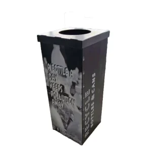 Waste Garbage Bin Rectangle Plastic Garbage Container Bin PP Corflute Recycle