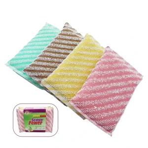 Water Absorption Foaming Wiping Scrubber Reusable Double Sides Kitchen Dish Sponge