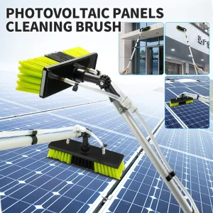 Water Fed Pole Kit Window Washing Equipment Kit Glass Solar Panel Cleaning Brush Telescopic Cleaning Tool