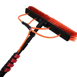 Water Fed Pole Window Cleaning Brush Kit with Long Handle Aluminum Tube Manufacturer