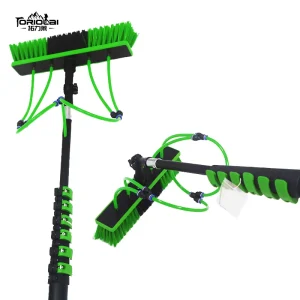 Water Fed Pole Window Cleaning System Telescopic Window Cleaning Kit Telescopic Washing Brush for Roof Window