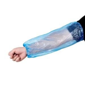Waterproof Disposable PE Plastic Sleeve Cover PP Non Woven Oversleeve Disposable Sleeve Cover for Cleaning Protection