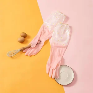 Waterproof Housework Cleaning Gloves Kitchen Cleaning Latex Household Dishwashing Laundry Gloves Wear Resistant Rubber Gloves