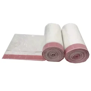 Waterproof Leak Proof Recycled Liners PE Large Scented on Roll 13 Gallon Black Plastic Drawstring Trash Garbage Bag