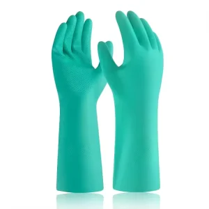 Waterproof Nitrile Kitchen Household Gloves Protective Rubber Cleaning Gloves for Kitchen Dishwashing Car Washing Etc