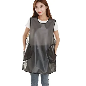 Waterproof Oil proof TPU Sleeveless Apron for Men Women Thickened 20 Silk zero Sixty nine Model Kitchen Home Long Apron