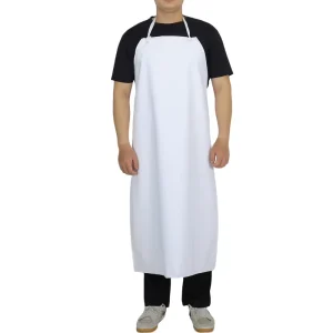 Waterproof PVC Apron Oil Resistant Cooking Kitchen Apron for Women Men