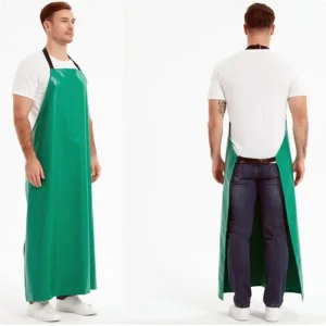 Waterproof Washable PVC Apron Heavy Duty Chemical Acid Stain Oil Resistant Reusable Eco-Friendly Bib Apron for Women