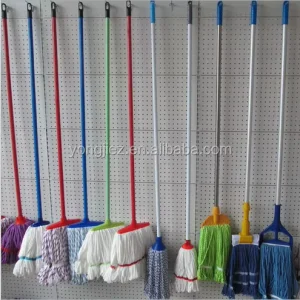 Wet Cotton Mop with Metal Handle