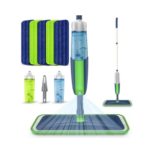 Wet Mops with 5X Washable Pads Spray Mops for Hardwood Floor Cleaning MEXERRIS Wood Floor Mops Home Use