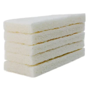 White Commercial Scrubbing Pad Scouring Sponge With Super Long Lasting Scouring Scrub Pad