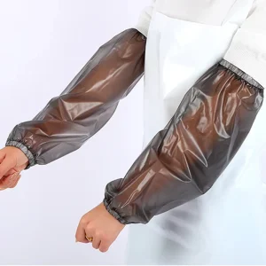 White Waterproof Adult Work Dishwashing Oversleeve Anti Acid Alkali Resistant TPU Sleeves Easy Use Modern Design for Food Chef