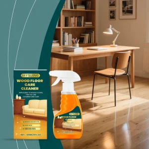 White Wood Floor Maintenance & Cleaning Spray With Shine 15-30% Active Ingredients Wood Floor Care Cleaner